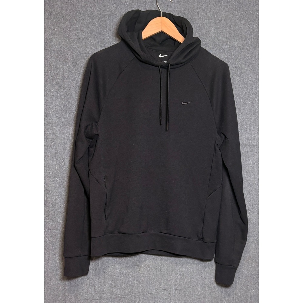 Nike Primary UV Dri-FIT Mens Training Hoodie Black‎ Pullover FZ0969-010 Small